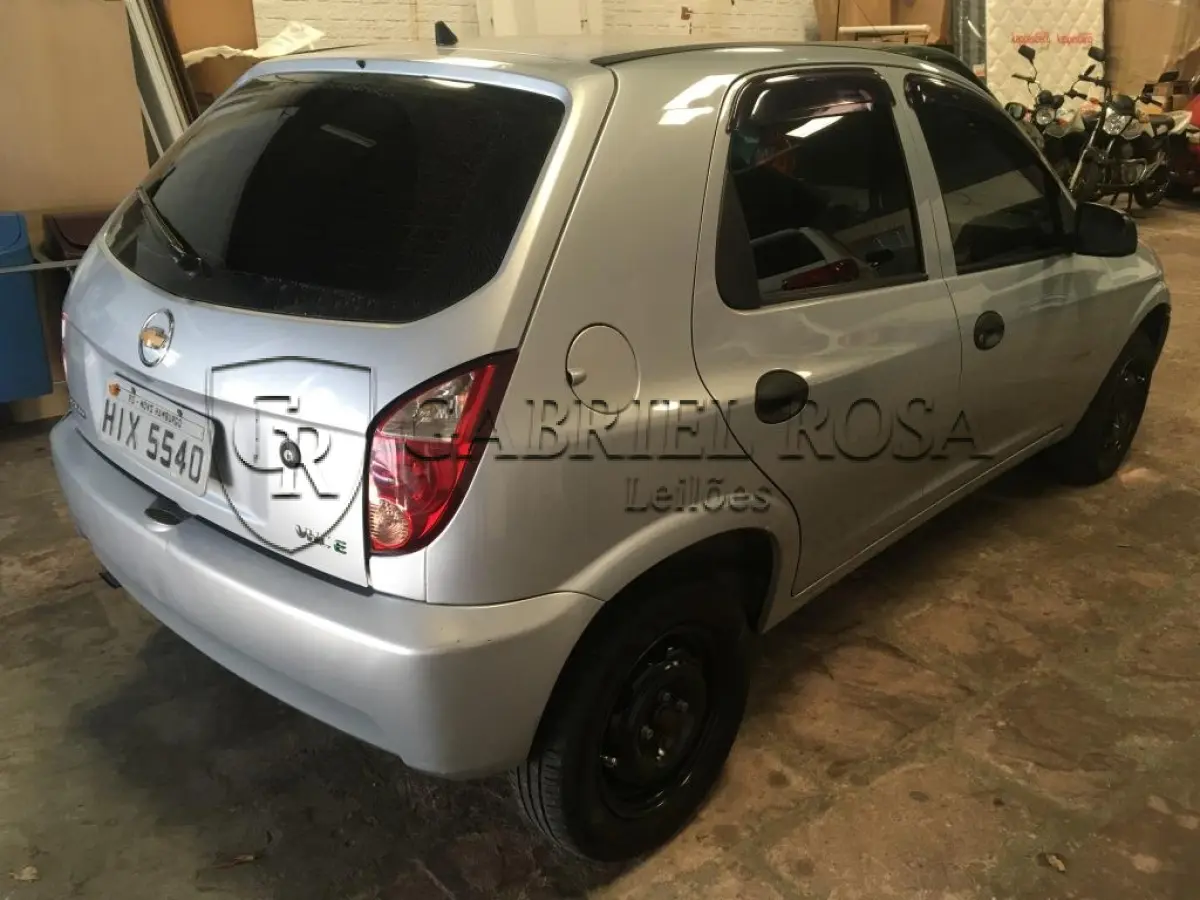 LOTE 007 - GM/Celta 4P Spirit Flex 2010/2011 , Cor Prata, Placa HIX5540