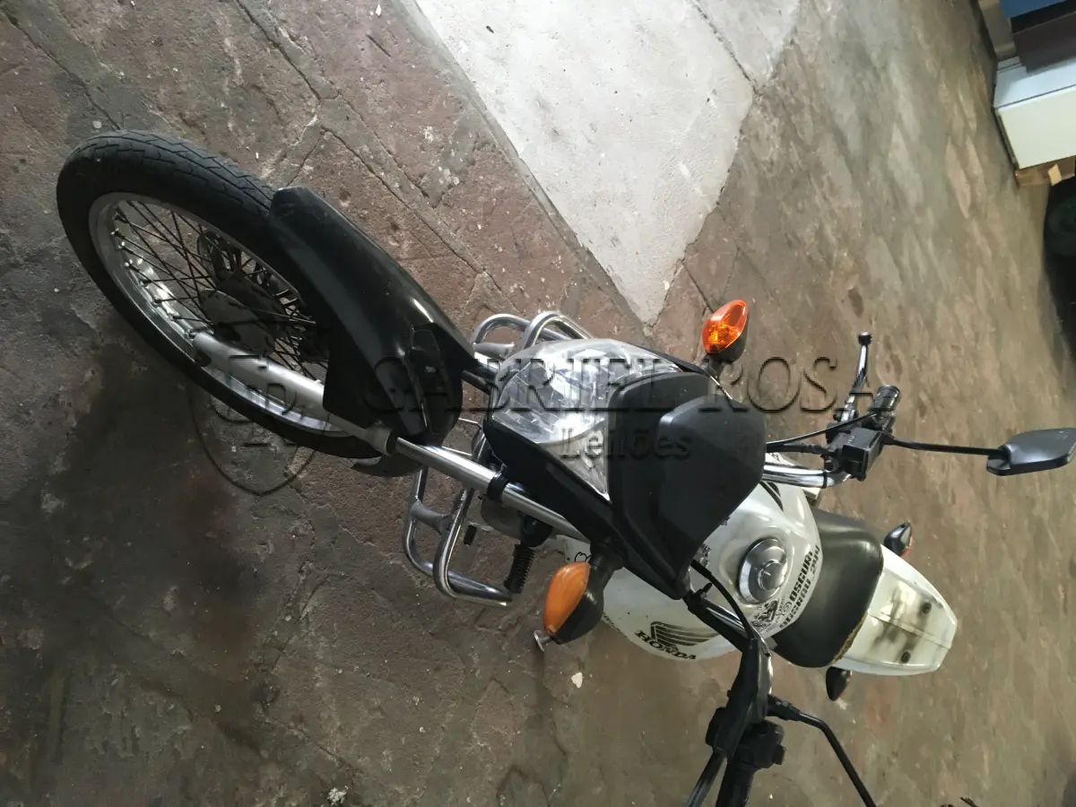 LOTE 003 - HONDA CG 150 CARGO ESD FLEX, ANO/MODELO 2014/2014, COR BRANCA, PLACA IWX1D92