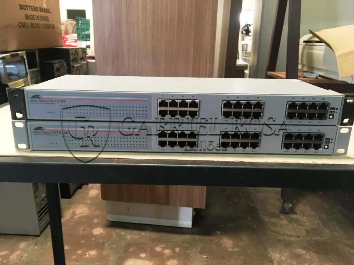 LOTE 002 - Eletrônicos Diversos(monitores, CPUs, modens, estabilizadores, switch entre outros)