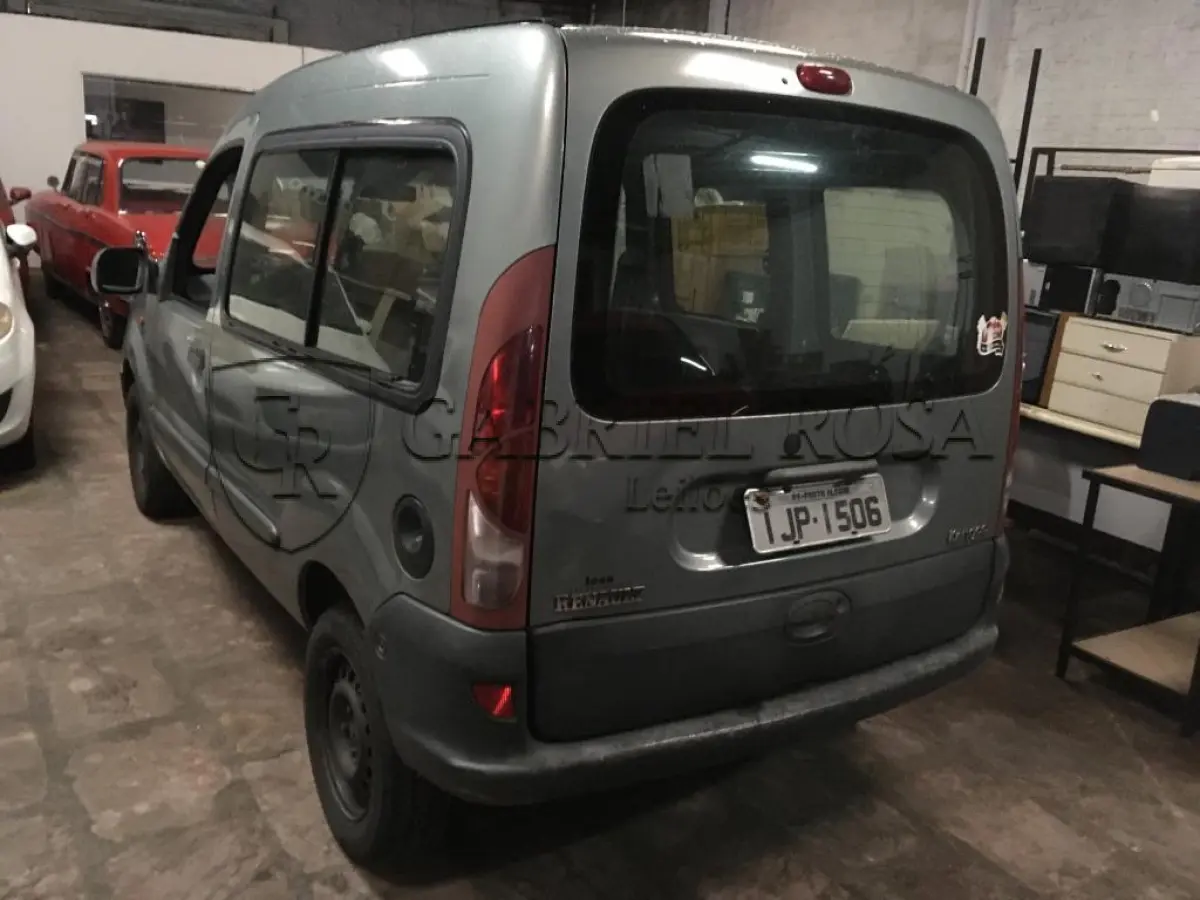 LOTE 054 - Veículo Renault Kangoo RL 1.0 2000/2000, Cor: Cinza, Placa: IJP1506