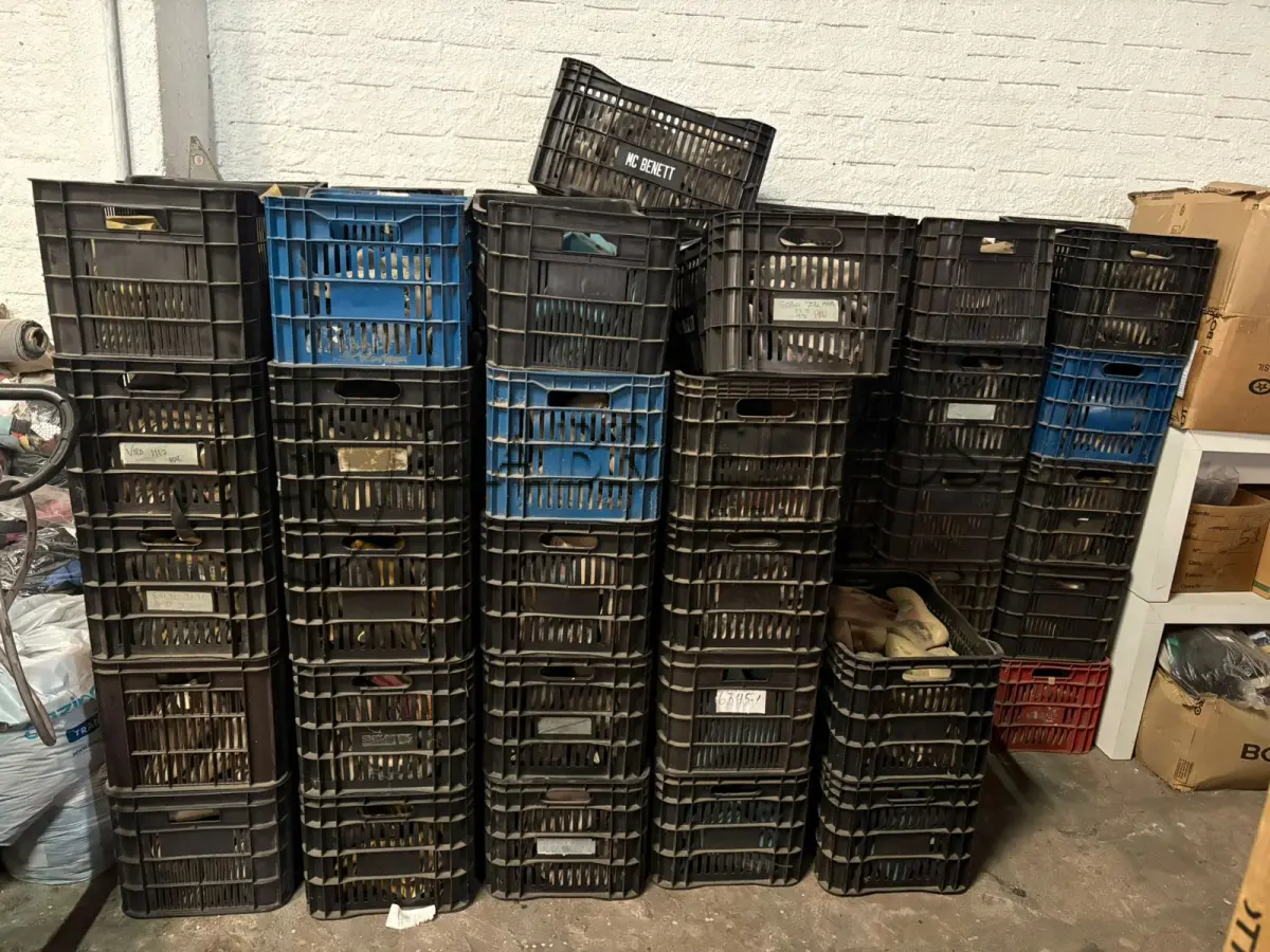 LOTE 169 - Moldes de calçados(Formas) diversos e Caixas de plástico