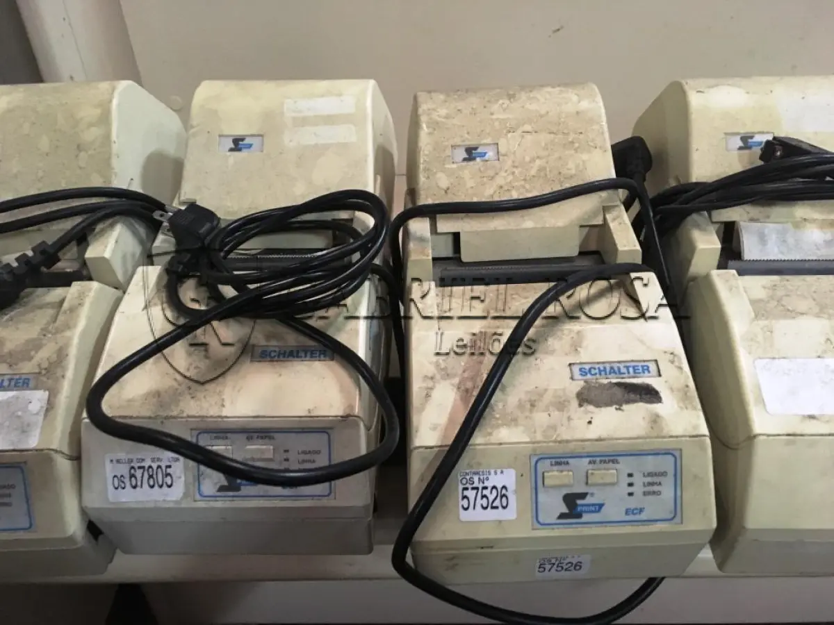 LOTE 005 - Máquinas de emissão de nota fiscal( 07 un )