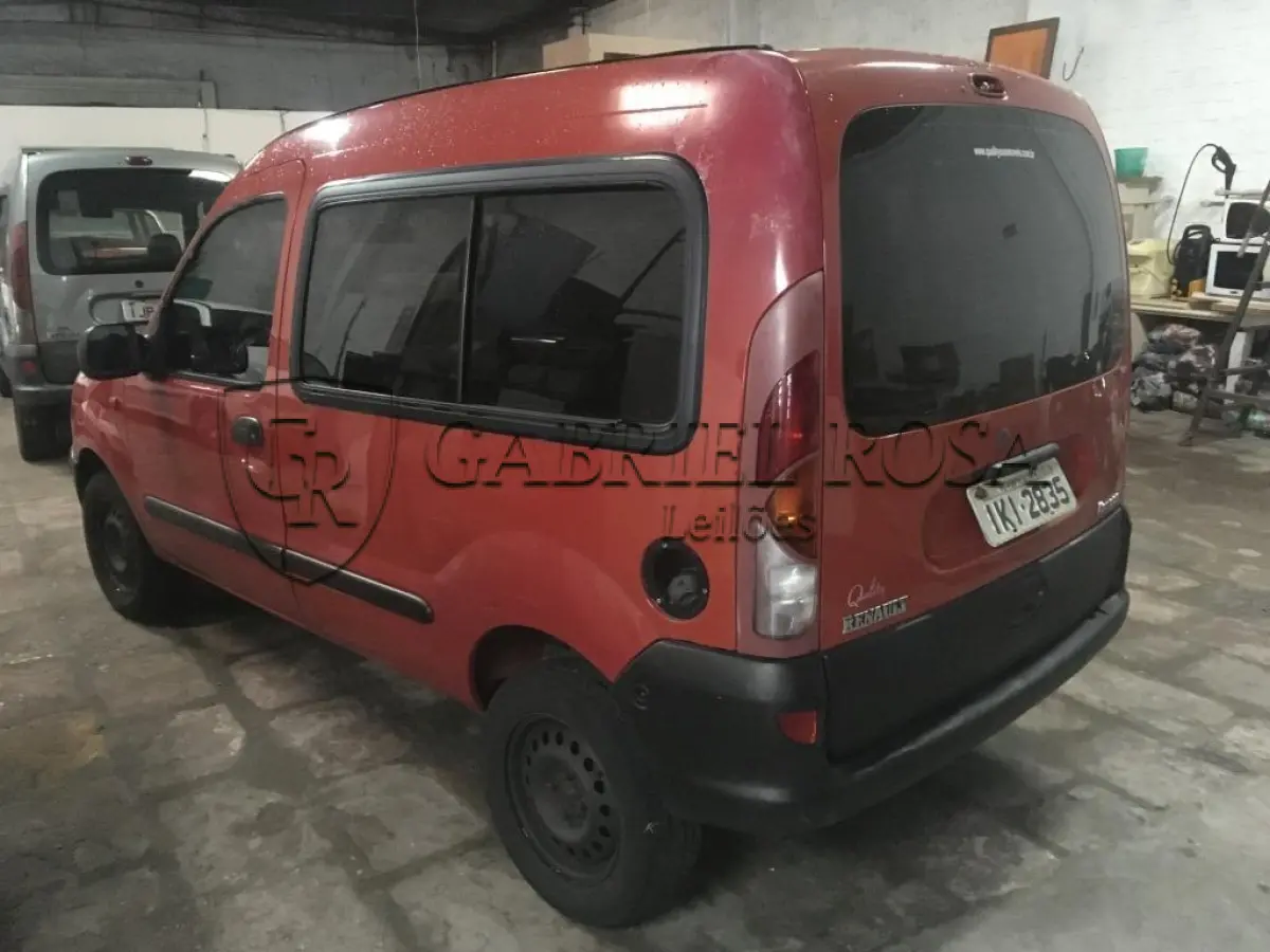 LOTE 053 - Veículo Renault Kangoo RL 1.0 Gasolina 2001, Cor: Vermelha, Placa: IKI2835