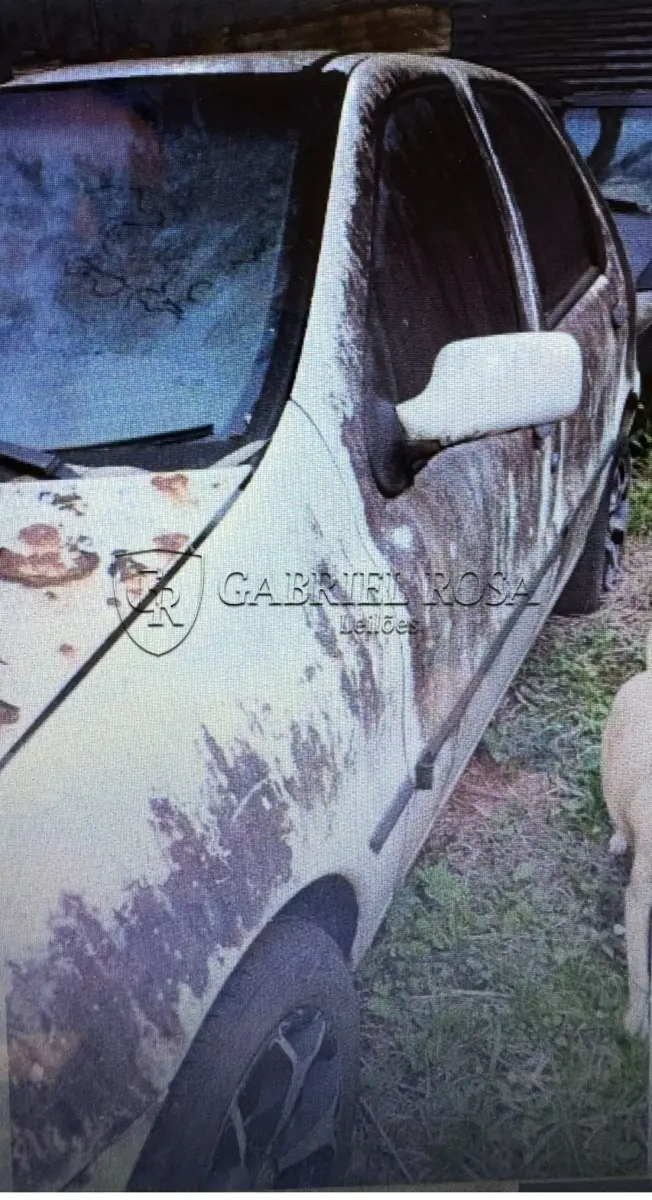 LOTE 003 - Fiat Palio EX 1.0 1998, Cor Branca, Placa IHZ9714,