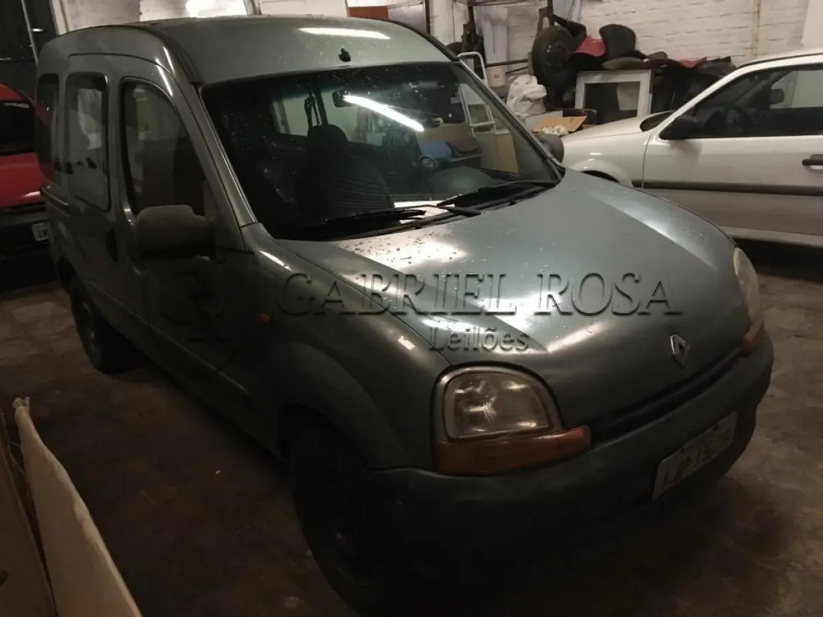 LOTE 054 - Veículo Renault Kangoo RL 1.0 2000/2000, Cor: Cinza, Placa: IJP1506