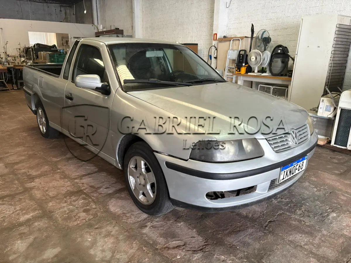 LOTE 007 - VW Saveiro Summer 1.8 Gasolina 2001/2002, Cor: Prata, Placa: IKN0F68 - EXTRAJUDICIAL