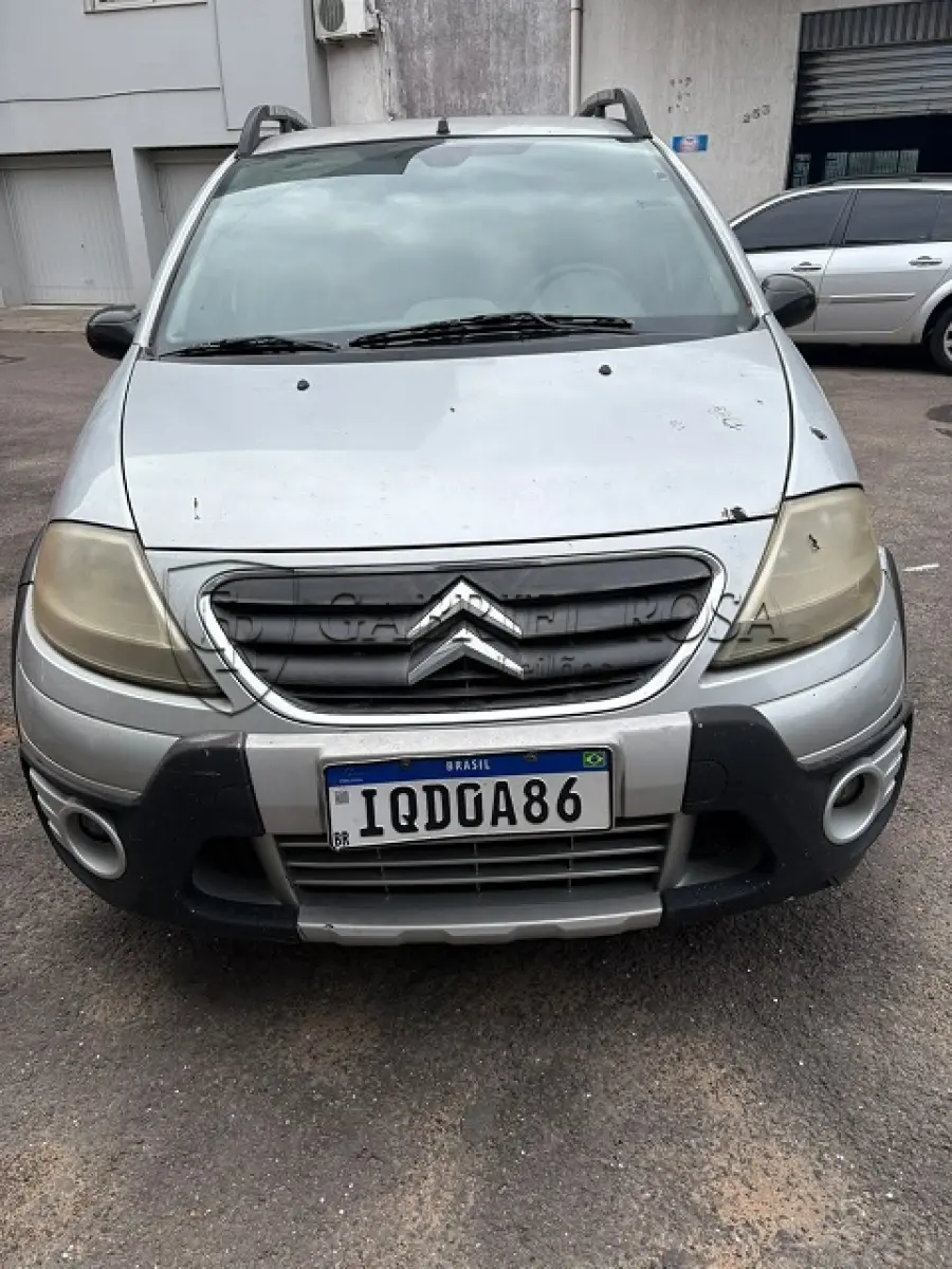 LOTE 003 - Citroen C3 XTR 1.4 Flex 2009/2010, Cor: Prata, Placa: IQD0A86