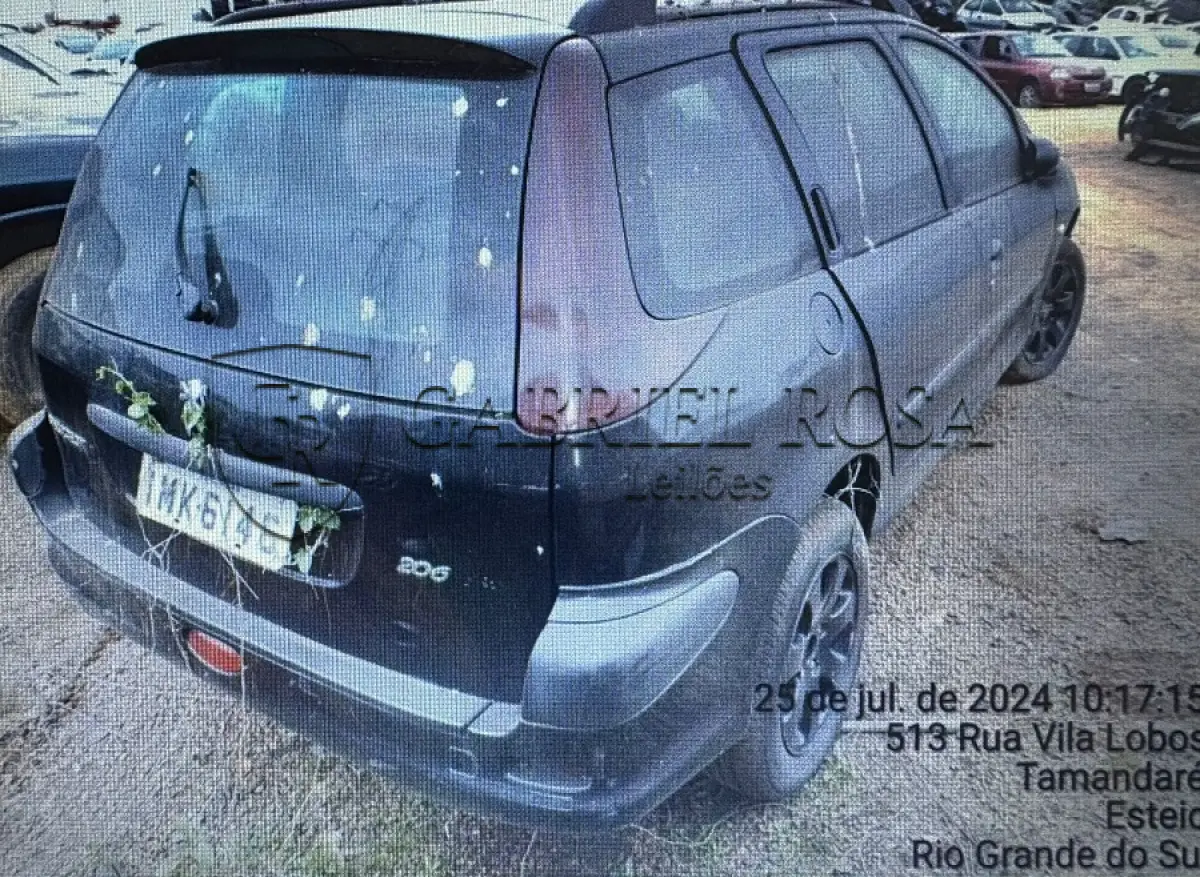 LOTE 006 - Peugeot 206  SW 1.4 Presence Gasolina 2005/2005, Cor: Preta, Placa: IMK6146