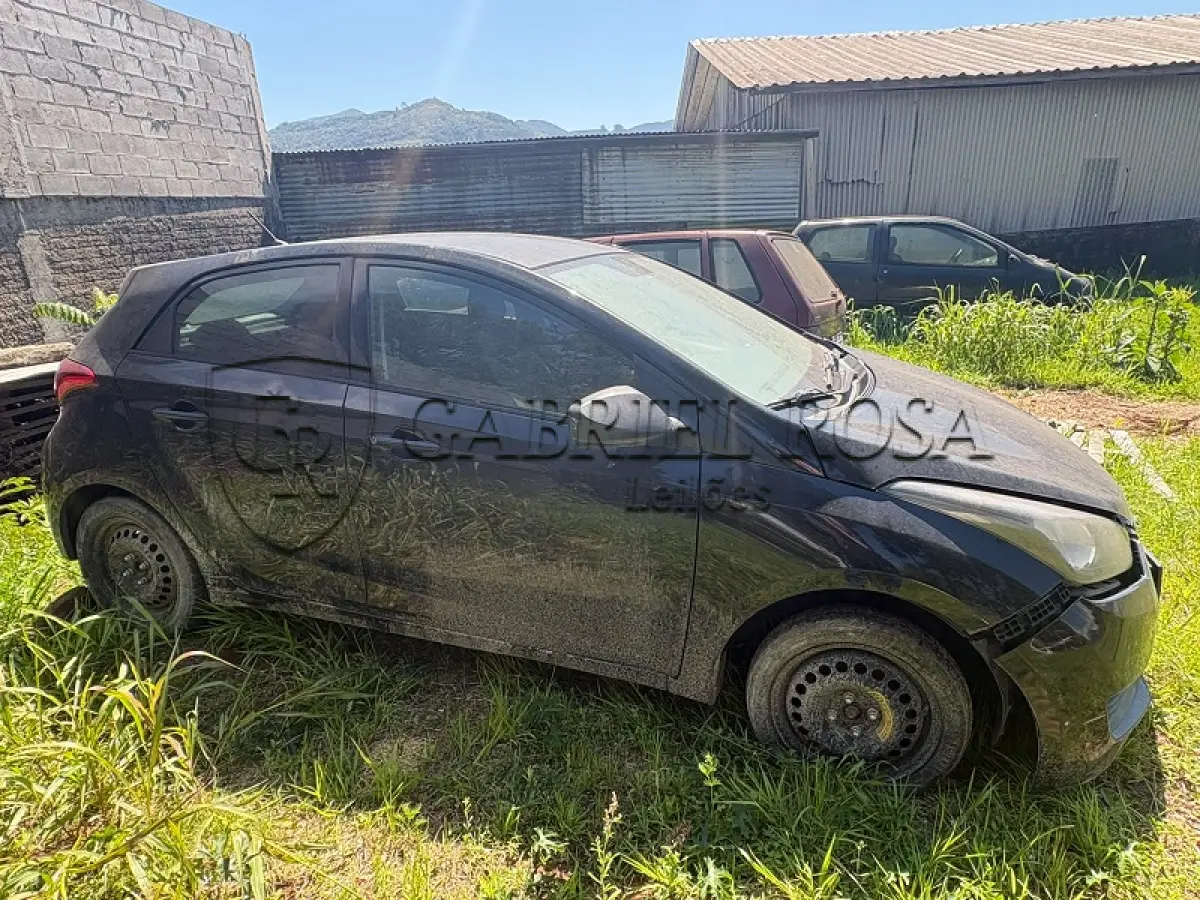 LOTE 001 - Hyundai HB20 1.0M Unique Flex 2018/2019, Cor: Preta, Placa: QOY1D85