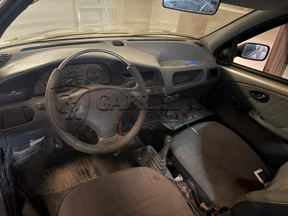 LOTE 006 - Fiat Palio ED Gasolina 1997/1997, Cor: Cinza, Placa: IGP7C00