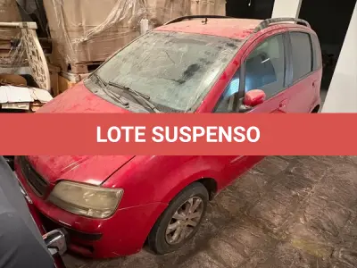 LOTE 007 - Fiat Idea ELX Flex 2007, Vermelha, Placa INR7341