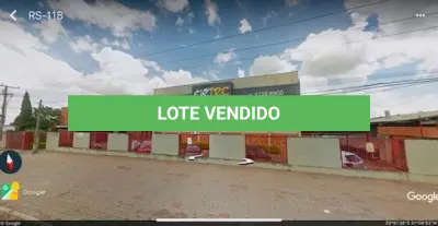LOTE 001 - PAVILHÃO INDUSTRIAL - TERRENO URBANO, DO TIPO INDUSTRIAL SITUADO NA RS-118 COM UMA ÁREA DE 3.600,00M2 COM A EDIFICAÇÃO DE UM PAVILHÃO DE ALVENARIA COM ESTRUTURA DE CONCRETO PRÉ-MOLDADO COM ÁREA DE 2.085,00M2