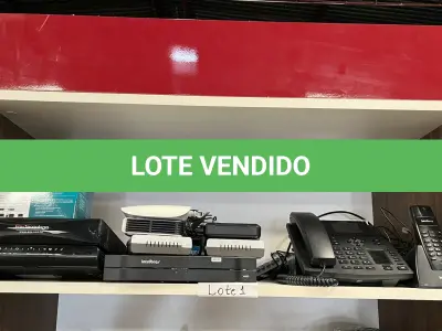 LOTE 001 - Telefones com e sem fio e roteadores