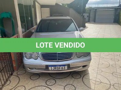 LOTE 005 - Mercedes Benz C200 Kompressor Gasolina 2000/2001, Cor Prata, Placa IJR0F63