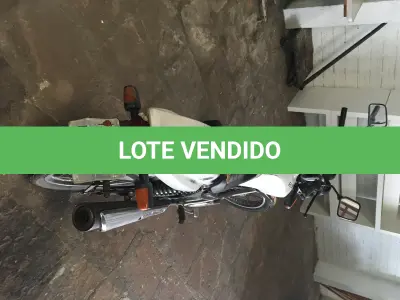 LOTE 004 - HONDA/CG 125 CARGO KS GASOLINA, ANO/MODELO 2009/2009, COR BRANCA, PLACA IPW5117