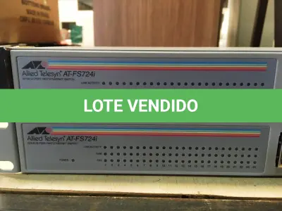 LOTE 002 - Eletrônicos Diversos(monitores, CPUs, modens, estabilizadores, switch entre outros)