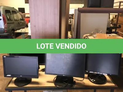 LOTE 002 - Eletrônicos Diversos(monitores, CPUs, modens, estabilizadores, switch entre outros)