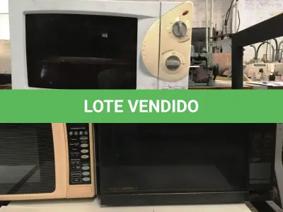 LOTE 016 - Eletro domésticos( Micro ondas e forno elétrico - 07 un )