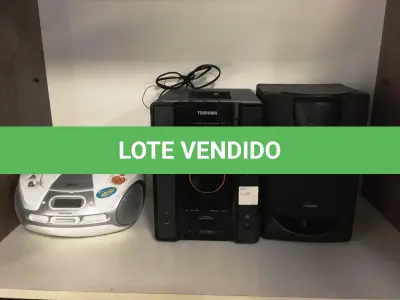 LOTE 002 - Eletrônicos Diversos(monitores, CPUs, modens, estabilizadores, switch entre outros)