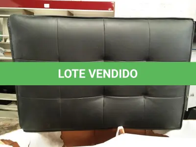 LOTE 045 - Pfuff provador em corino preto( 05 un )