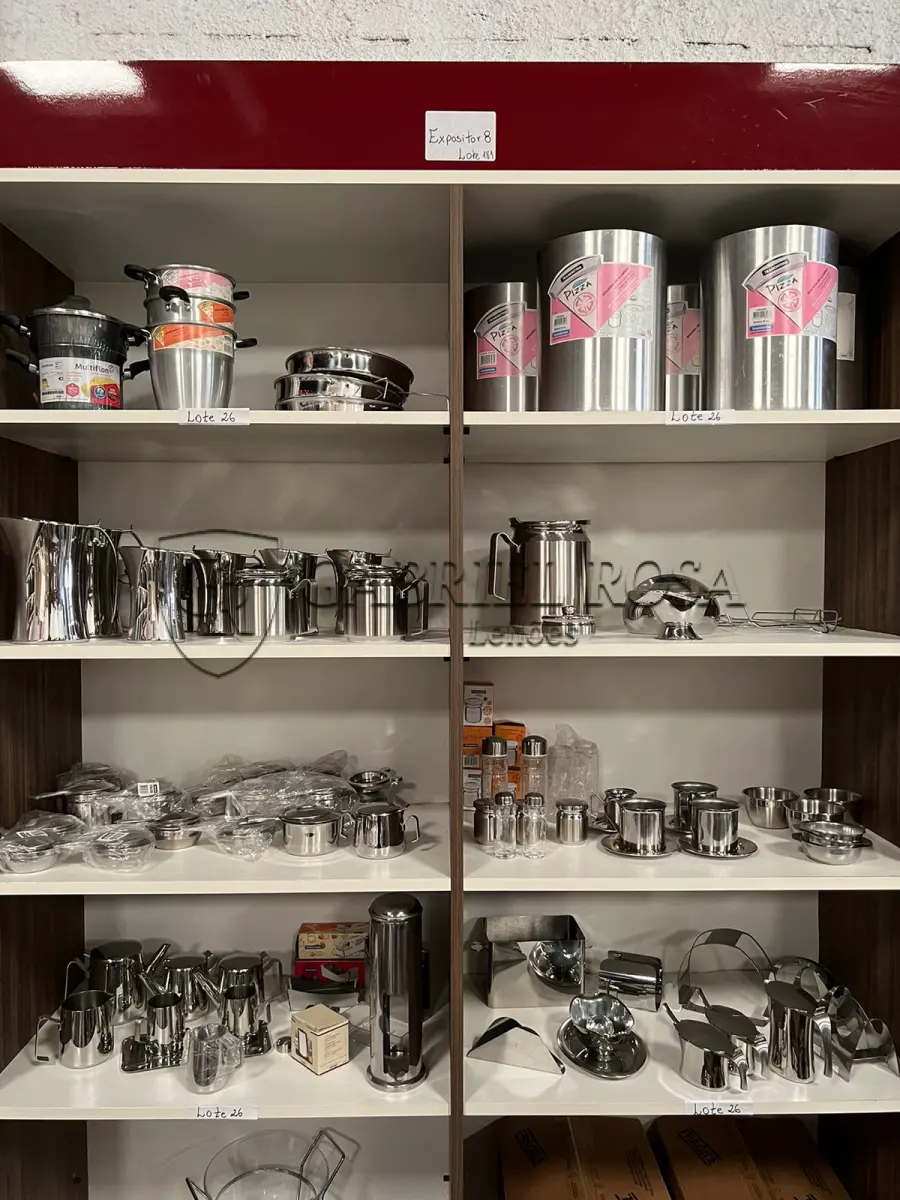 LOTE 026 - Itens de inox