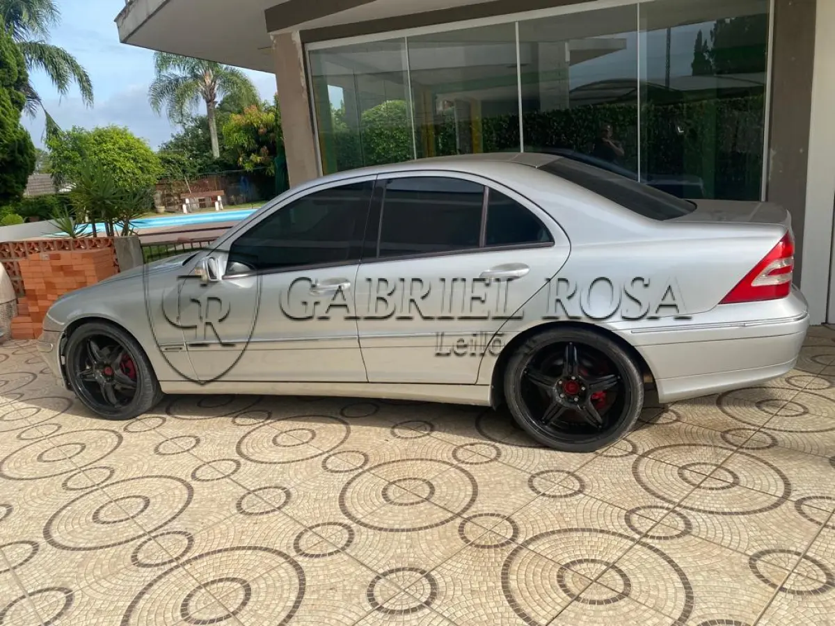 LOTE 005 - Mercedes Benz C200 Kompressor Gasolina 2000/2001, Cor Prata, Placa IJR0F63