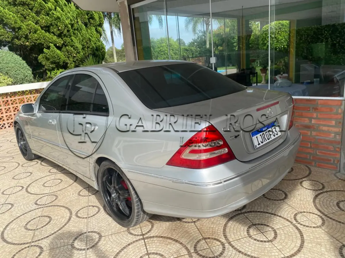 LOTE 005 - Mercedes Benz C200 Kompressor Gasolina 2000/2001, Cor Prata, Placa IJR0F63