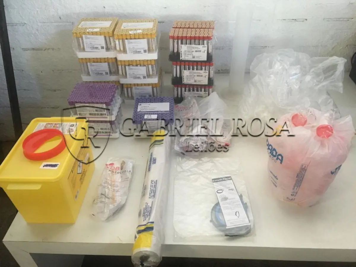 LOTE 009 - Agulhas, Tubos, Seringas, Luvas entre outros