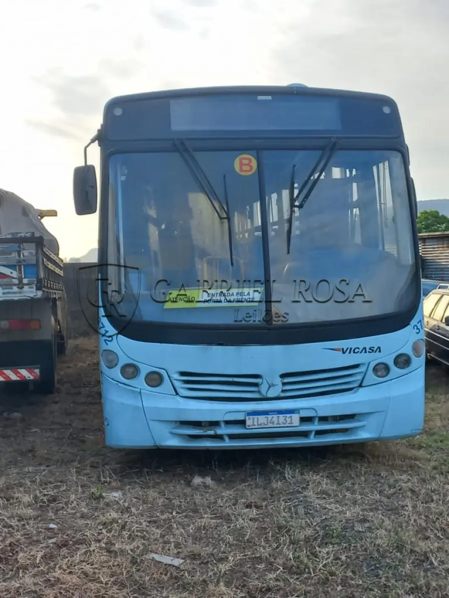 LOTE 001 - ÔNIBUS MERCEDEZ BENZ, ANO 2003, COR AZUL, PLACAS ILJ4831.