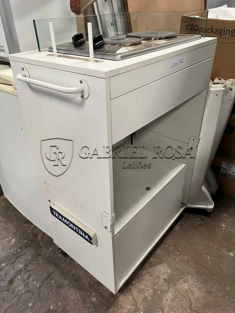 LOTE 172 - Fogão e móveis