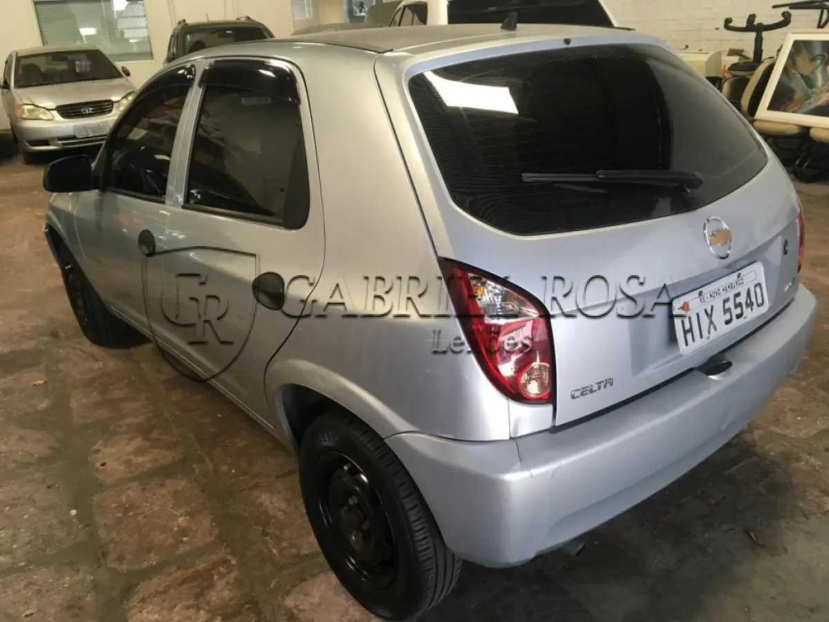 LOTE 007 - GM/Celta 4P Spirit Flex 2010/2011 , Cor Prata, Placa HIX5540