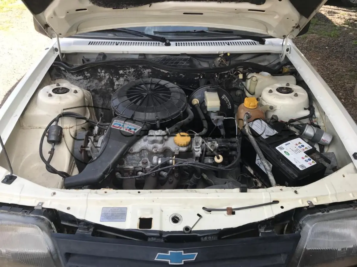 LOTE 001 - GM Monza SL/E Gasolina 1989/1989, Cor Branca, Placa ICR0J67