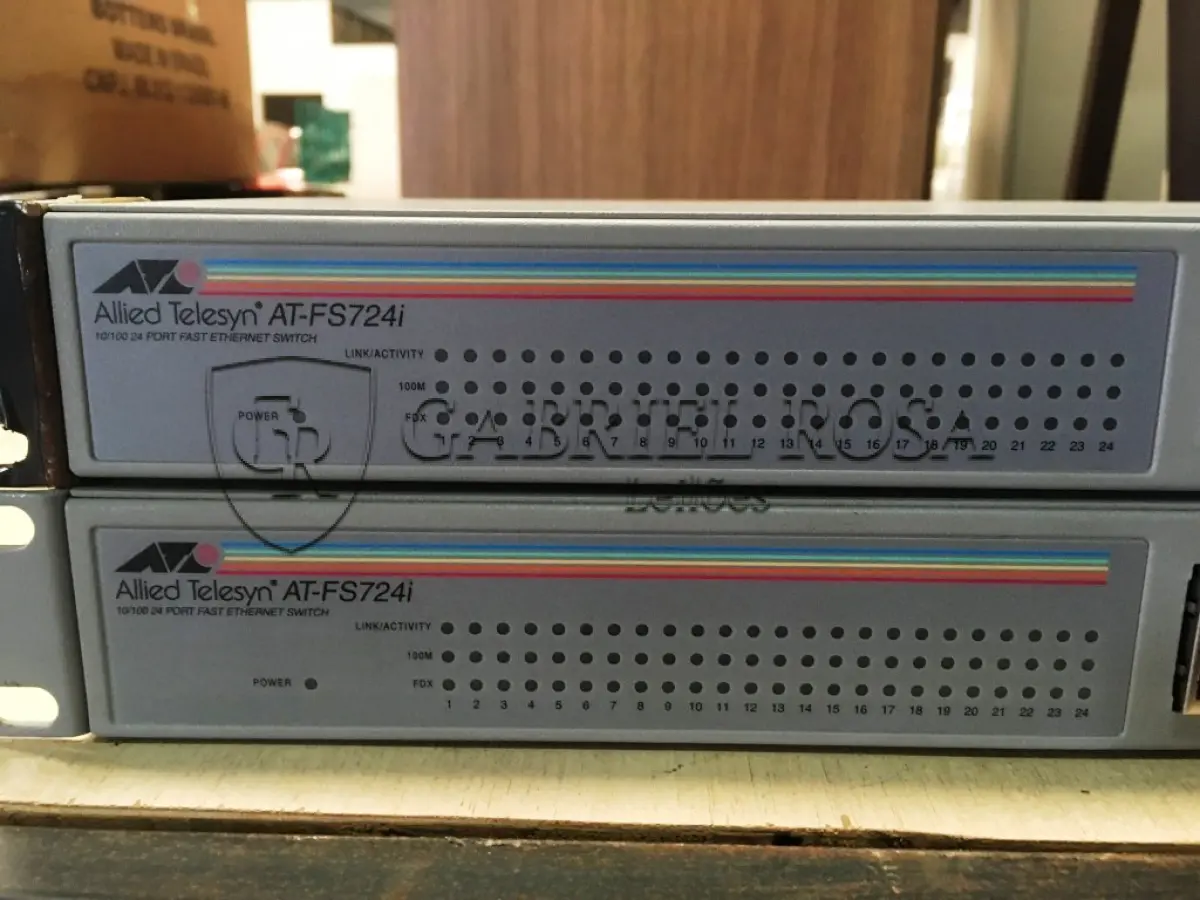 LOTE 002 - Eletrônicos Diversos(monitores, CPUs, modens, estabilizadores, switch entre outros)