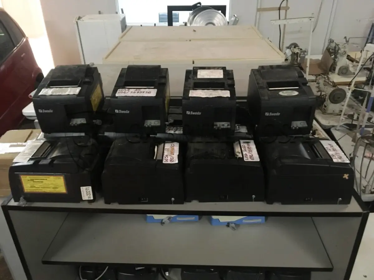 LOTE 003 - Máquinas de emissão de nota fiscal Marca SWEDA( 19 un )