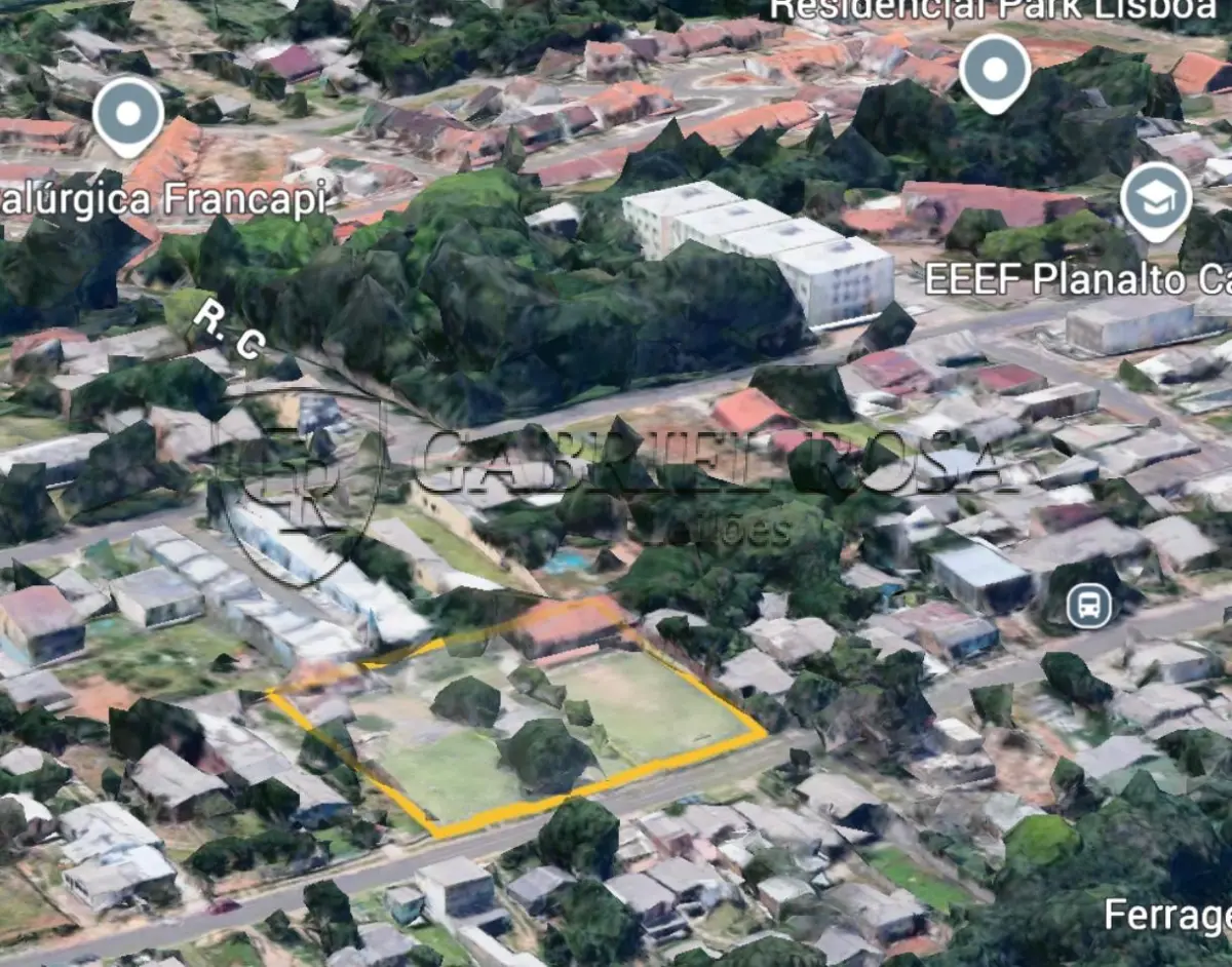 LOTE 004 - Imóvel com área  superficial de 3.000,00 m², localizado na Rua Selso Fidélis Jardim, nº 370, Bairro Olaria, Canoas/RS. Registrado sob matrícula 37.048