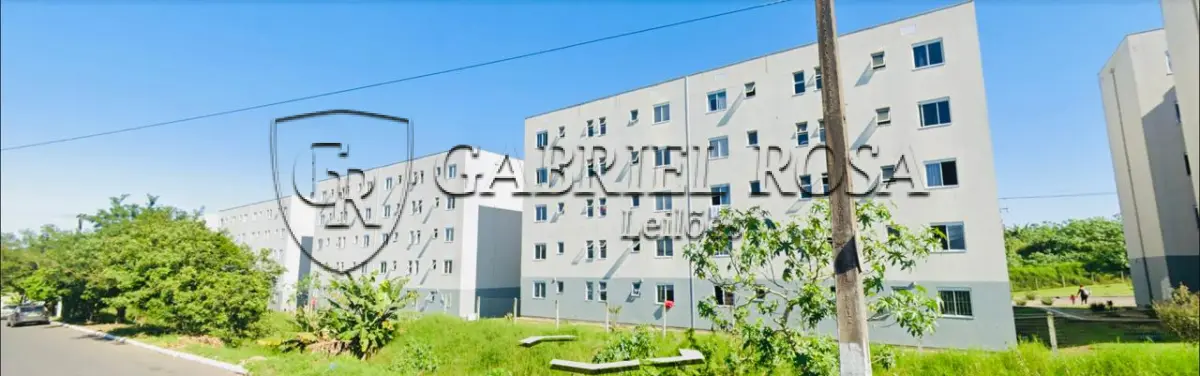 LOTE 001 - O Apartamento nº 23, do Bloco N, do Residencial Salgado Filho, que se localiza no primeiro andar ou segundo pavimento, com área real privativa de 45,64 m², constituído de sala de estar, cozinha/área de serviço, banheiro e 02 dormitórios, situado na Rua Evaldo Luiz Souza, nº 10, Bairro Canudos, Novo Hamburgo/RS. Registrado sob matrícula 128.821