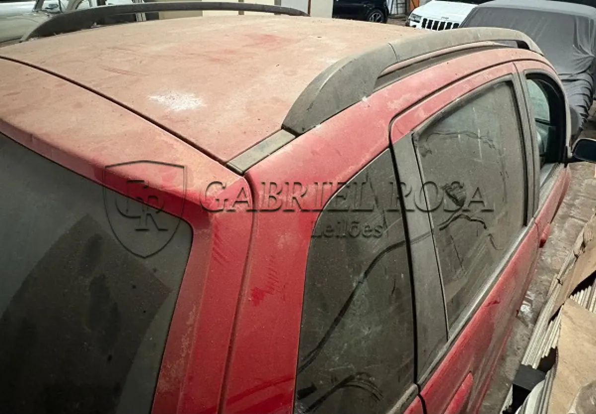 LOTE 001 - Fiat Idea ELX Flex 2007, Vermelha, Placa INR7341