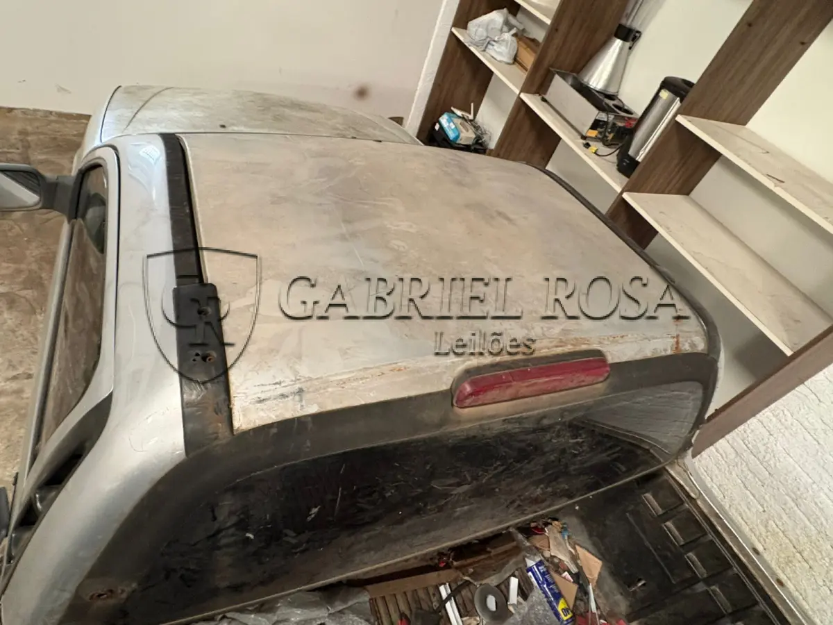 LOTE 002 - Ford Courier 1.6 L Gasolina, Ano/Modelo 2006/2007, Cor Prata, Placa INH5F51