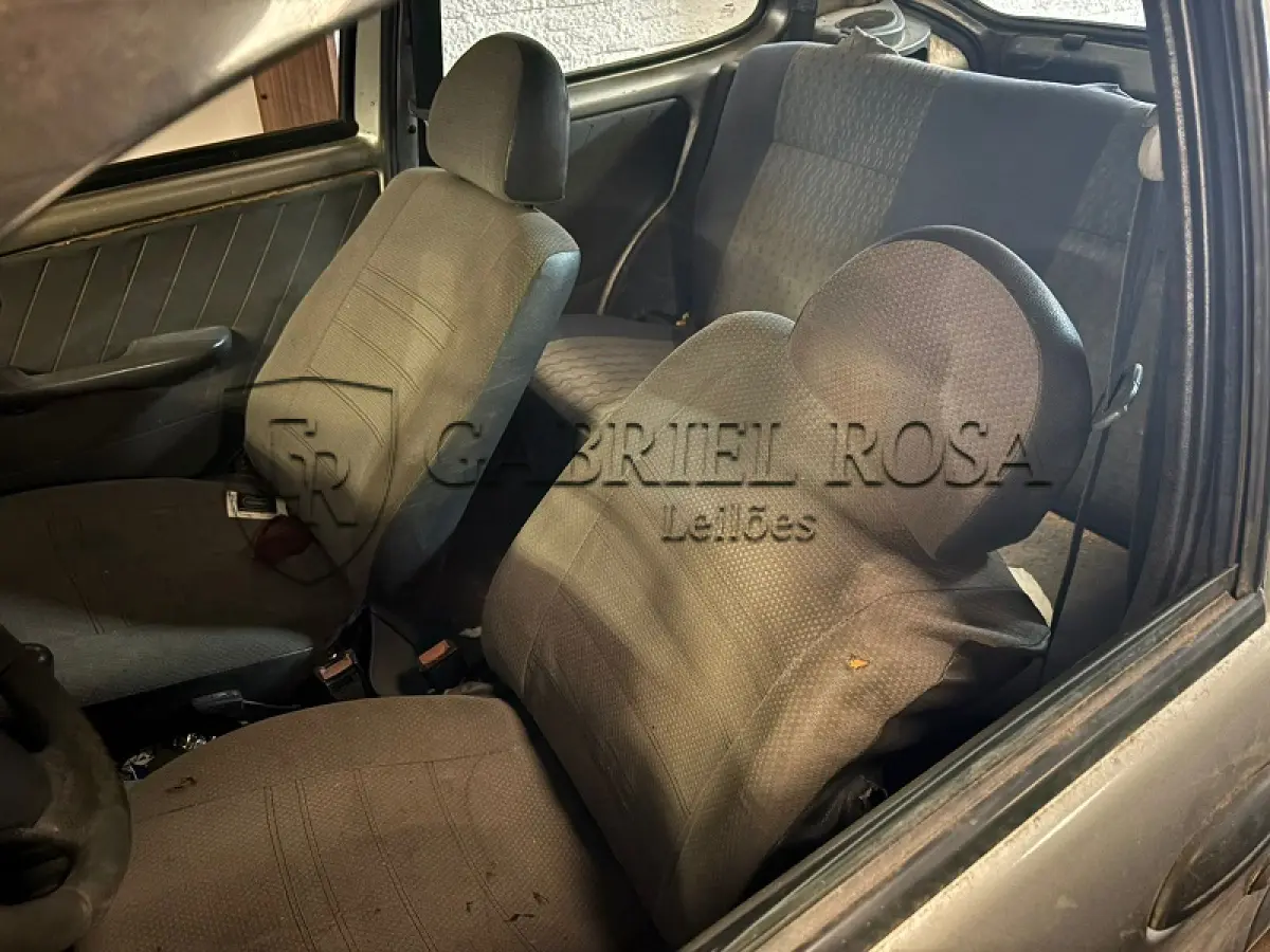 LOTE 006 - Fiat Palio ED Gasolina 1997/1997, Cor: Cinza, Placa: IGP7C00