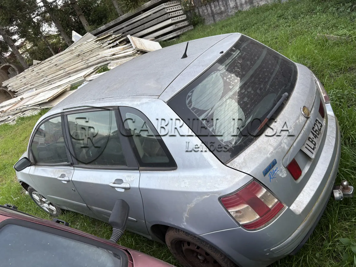 LOTE 002 - FIAT STILO 1.8 CONNECT 16V 122CV 5P GASOLINA 2003, COR PRATA, PLACA ILB-4623