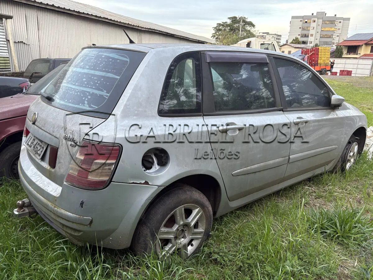 LOTE 002 - FIAT STILO 1.8 CONNECT 16V 122CV 5P GASOLINA 2003, COR PRATA, PLACA ILB-4623