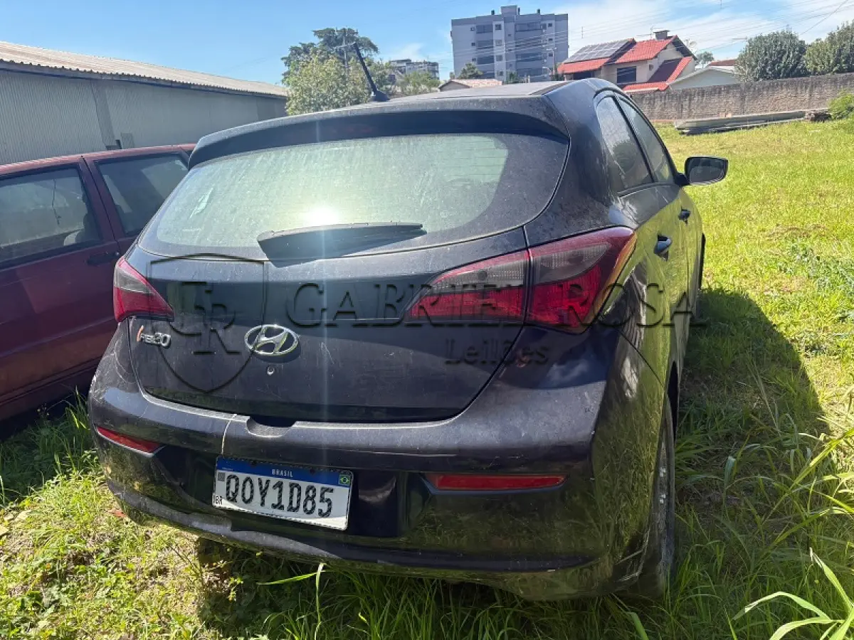 LOTE 001 - Hyundai HB20 1.0M Unique Flex 2018/2019, Cor: Preta, Placa: QOY1D85