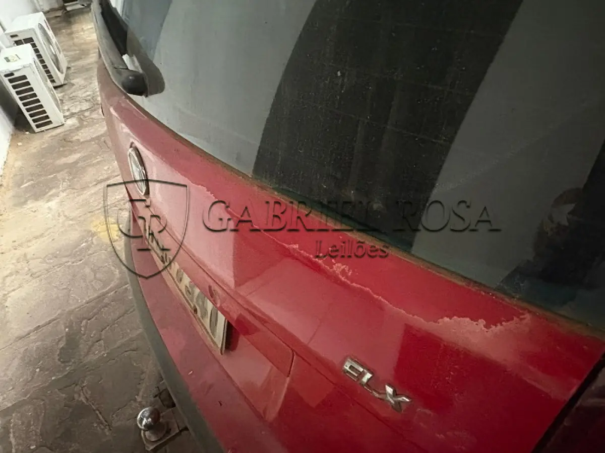 LOTE 001 - Fiat Idea ELX Flex 2007, Vermelha, Placa INR7341