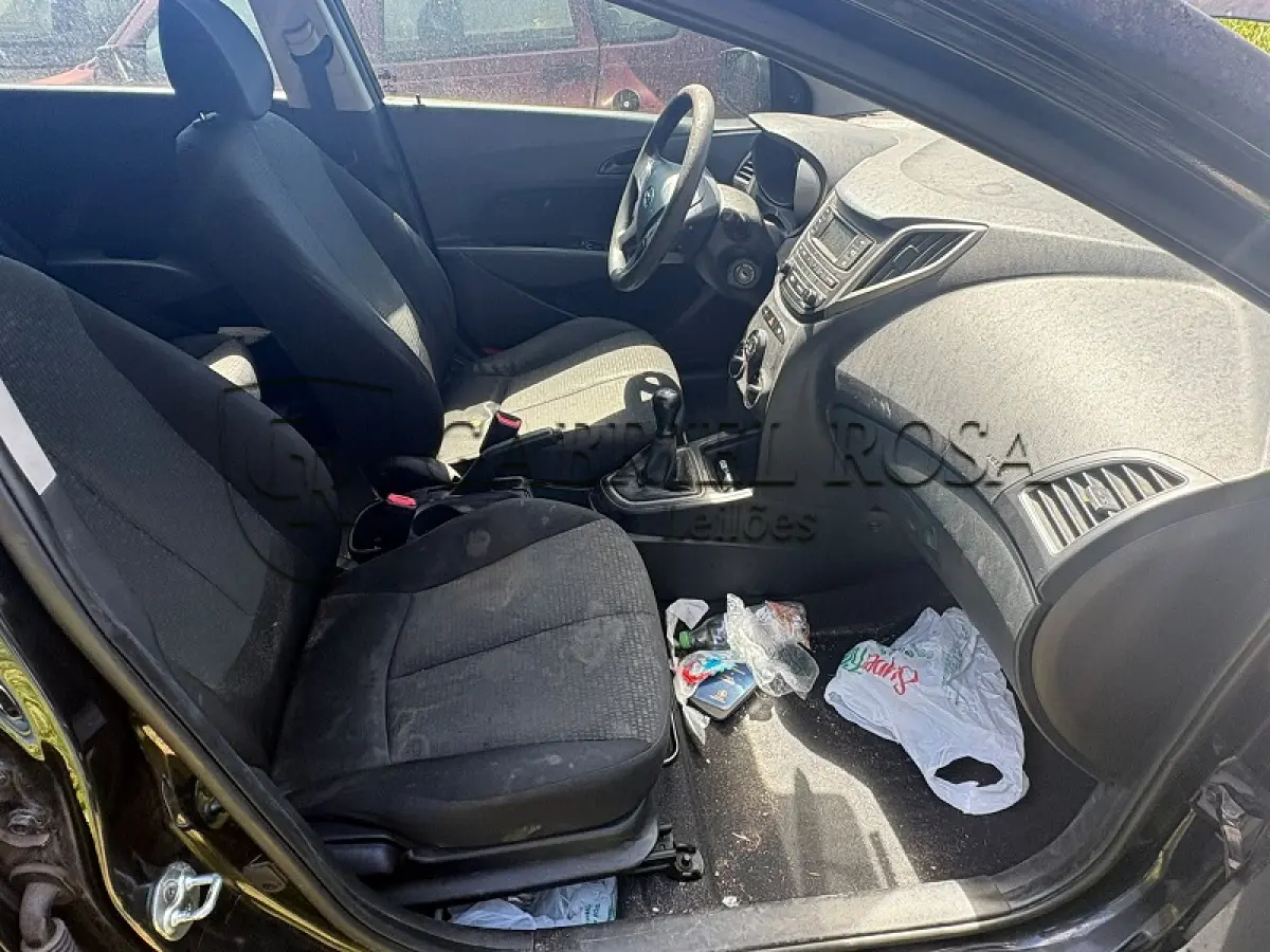 LOTE 001 - Hyundai HB20 1.0M Unique Flex 2018/2019, Cor: Preta, Placa: QOY1D85