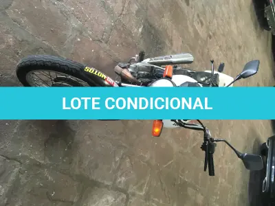 LOTE 001 - HONDA/CG 125 CARGO KS GASOLINA, ANO/MODELO 2009/2009, COR BRANCA, PLACA IPW5117