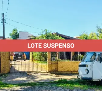 LOTE 009 - DIREITOS E AÇÕES DO PRÉDIO RESIDENCIAL DE ALVENARIA,  COM A ÁREA TOTAL DE 181,69 M2 SITUADO NO LOTEAMENTO TRESBE,  NA RUA LAURO OSCAR DIEFENTHAELER  Nº 161, EM ESTÂNCIA VELHA/RS