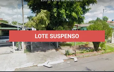 LOTE 003 - FRAÇÃO DE 25% DO IMÓVEL SITUADO NA RUA 20 DE SETEMBRO Nº 248, NO BAIRRO LIRA, EM ESTÂNCIA VELHA/RS