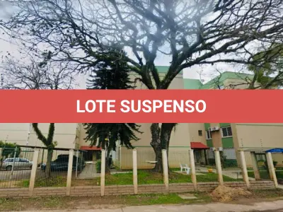 LOTE 001 - O Apartamento nº 105 do Edifício Amambaím, Bloco 2, composto de sala, três dormitórios, circulação, banheiro, cozinha e área de serviço, com 90,182730m² de área real global, sendo 69,943750m² de área real privativa e 20,238990m² de área real de uso comum, endereço Avenida Clóvis Paim Grivot, nº 350, Bairro Humaiatá, Porto Alegre/RS.  Imóvel da matrícula nº 95.011