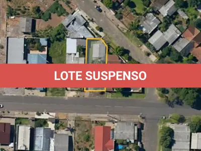 LOTE 004 - Terreno com aproximadamente 360m², com 02 construções não averbadas, situado na Rua Zeno Schmiedel, nº 547, Bairro Floresta, Estância Velha. Registrado sob matrícula 2299