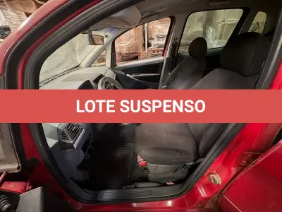 LOTE 007 - Fiat Idea ELX Flex 2007, Vermelha, Placa INR7341